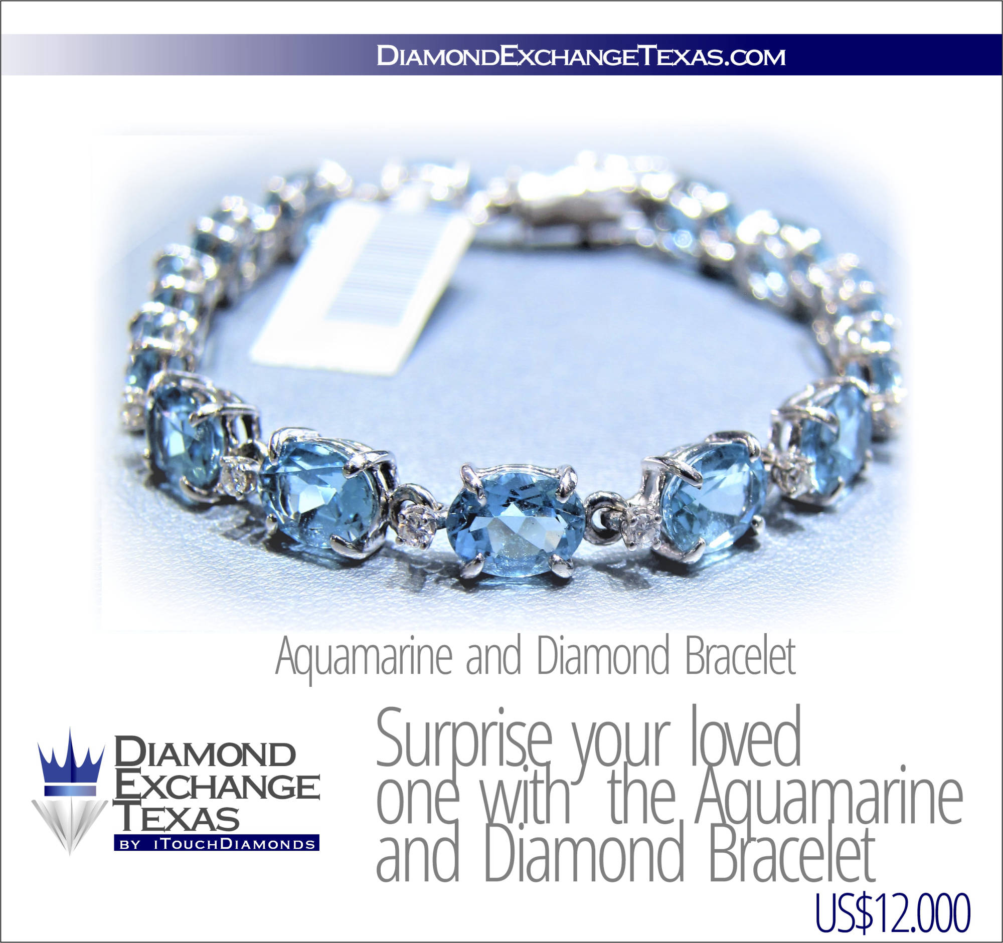 Buy 925 Sterling Silver Aquamarine Blue Topaz  Quartz Bracelet Online at  Gehna